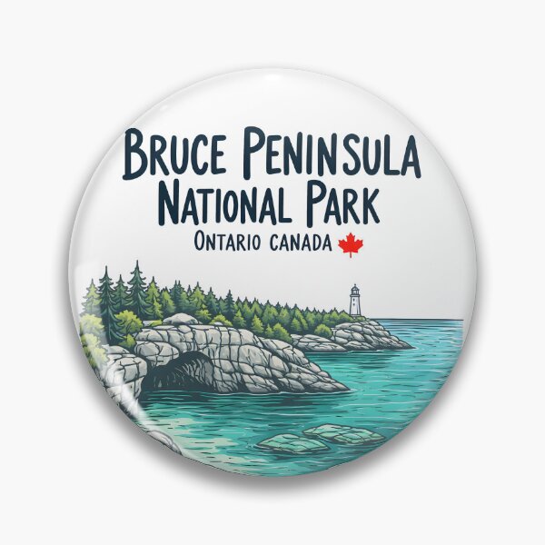 Item preview, Bruce Peninsula National Park Cute Colorful Landscape  designed and sold by HowToCanadian.