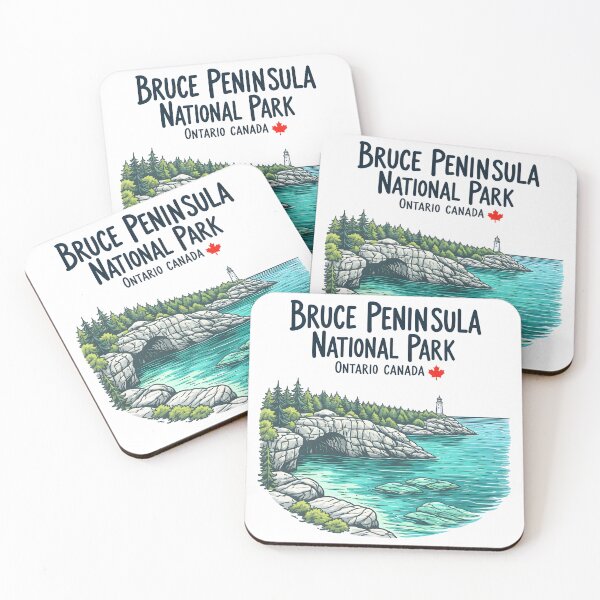 Item preview, Bruce Peninsula National Park Cute Colorful Landscape  designed and sold by HowToCanadian.