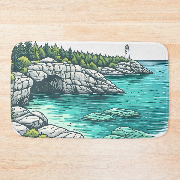 Item preview, Bruce Peninsula National Park Cute Colorful Landscape  designed and sold by HowToCanadian.