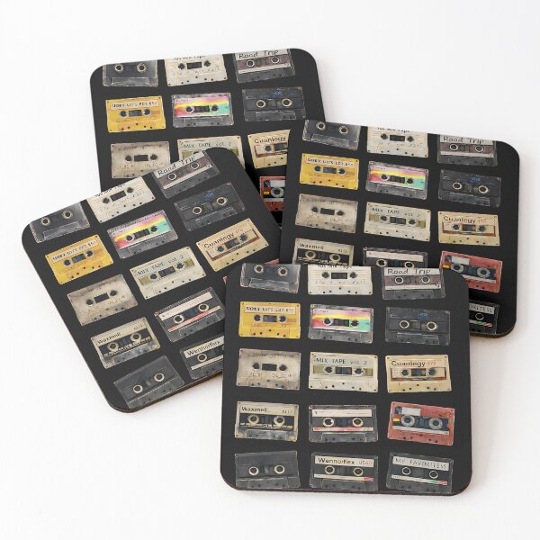 Item preview, Analog Archive Cassette Tape Grid Lofi-Analog Neo-Grunge Nostalgia designed and sold by Thread-Riot.