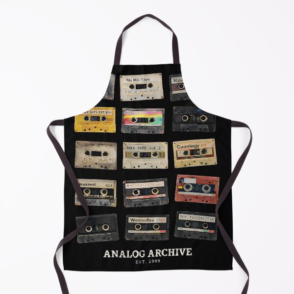 Item preview, Analog Archive Cassette Tape Grid Lofi-Analog Neo-Grunge Nostalgia designed and sold by Thread-Riot.