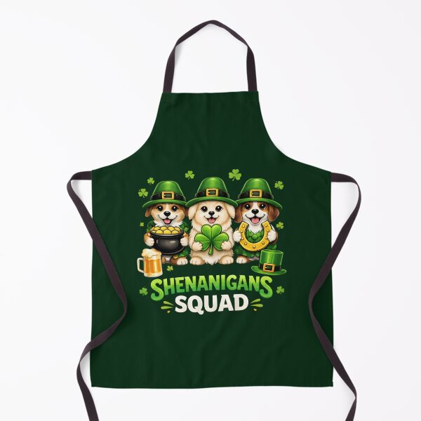 Item preview, Shenanigans Squad Funny St Patrick's Day Dog Shamrock designed and sold by Imaginarium Design.