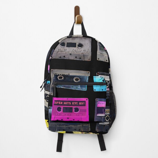 Item preview, Analog Archive Neon Cassette Tape Grid Lofi-Analog Retro Nostalgia designed and sold by Thread-Riot.