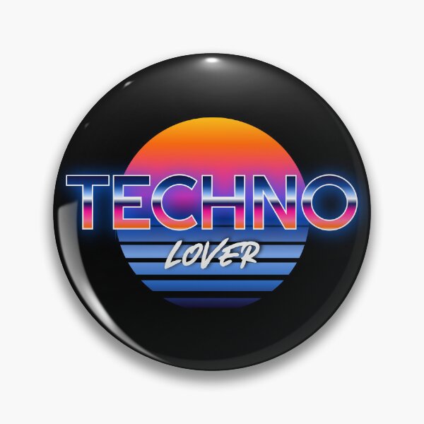 Item preview, TECHNO  - Synthwave Vibes (White)  designed and sold by Discothreadz.