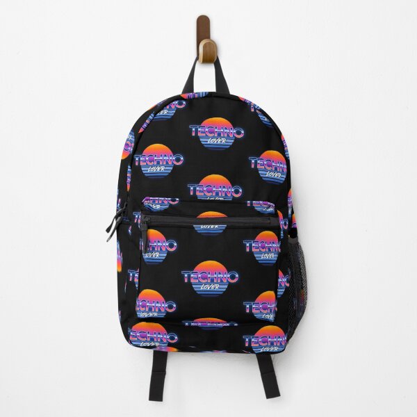 Item preview, TECHNO  - Synthwave Vibes (White)  designed and sold by Discothreadz.
