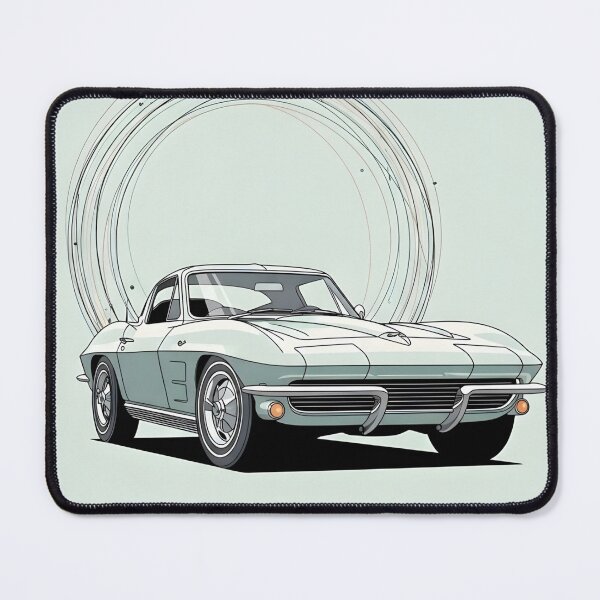 Item preview, Classic Corvette Stingray – Vintage Sports Car Wall Art designed and sold by Motorline44.