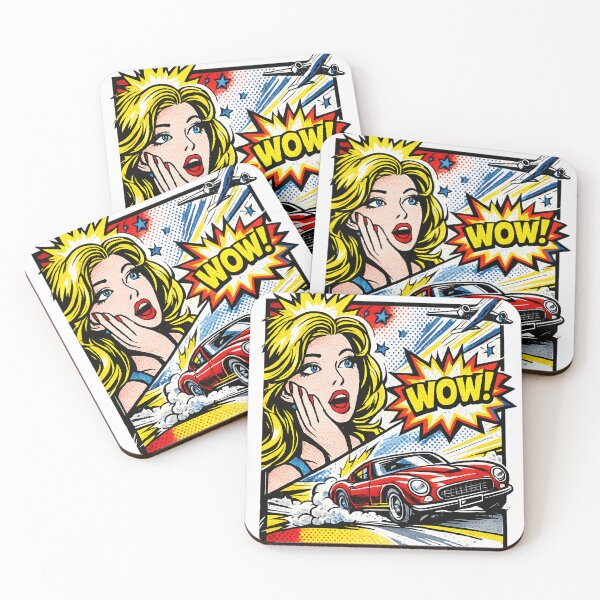 Item preview, Retro Drive Wow Pop-Art Comic Panel Bold Motion designed and sold by Thread-Riot.