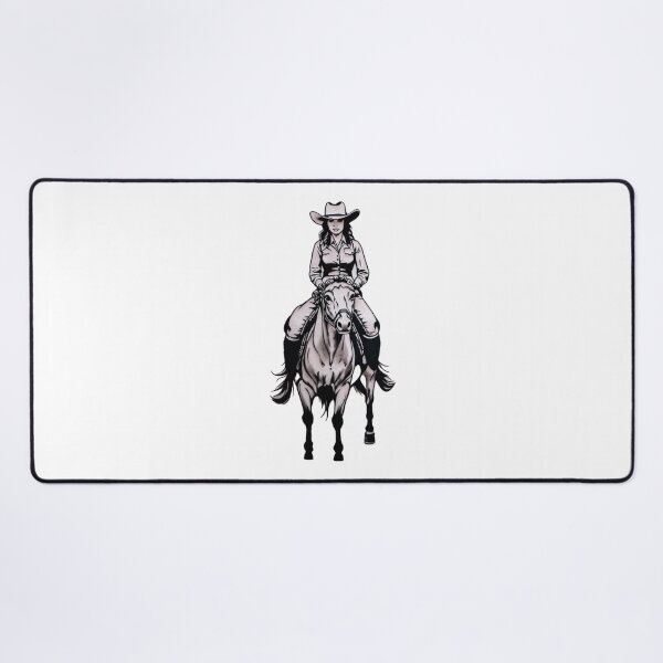 Item preview, Modern Cowgirl Minimalist tattoo cowgirl design designed and sold by Uglyandcute.