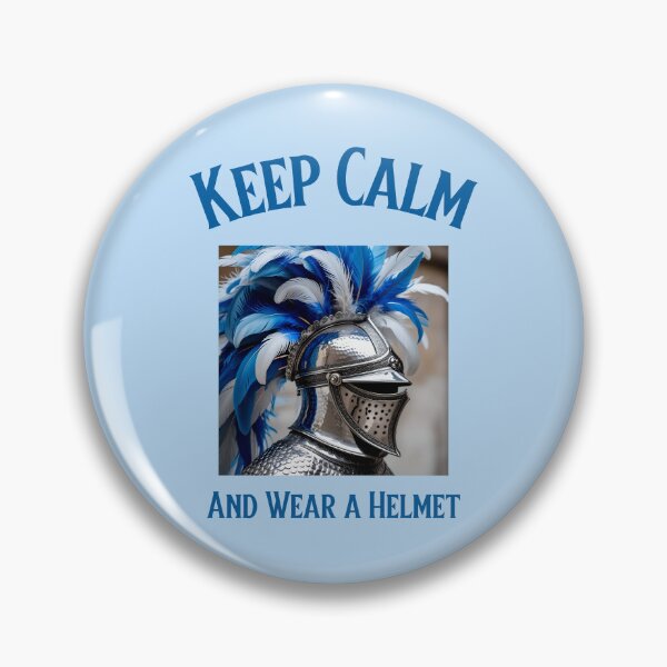 Item preview, Keep Calm and Wear a Helmet Castlecore designed and sold by Sachie's Studio.