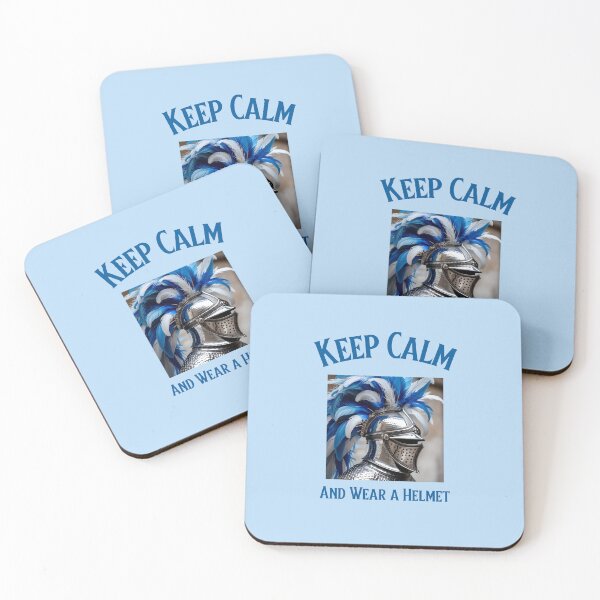 Item preview, Keep Calm and Wear a Helmet Castlecore designed and sold by Sachie's Studio.
