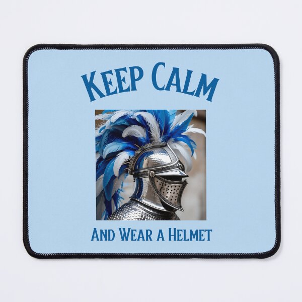 Item preview, Keep Calm and Wear a Helmet Castlecore designed and sold by Sachie's Studio.