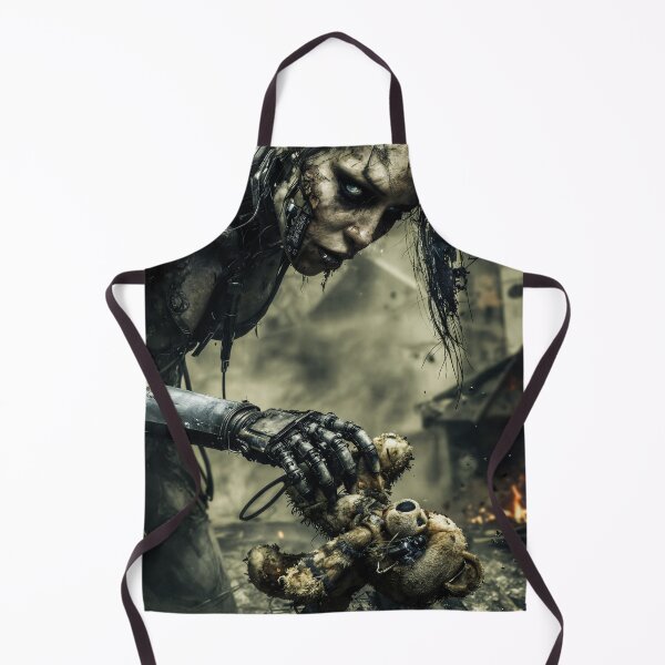 Item preview, Damaged Cyborg Holding Teddy Bear designed and sold by Insomnia Art Designs.