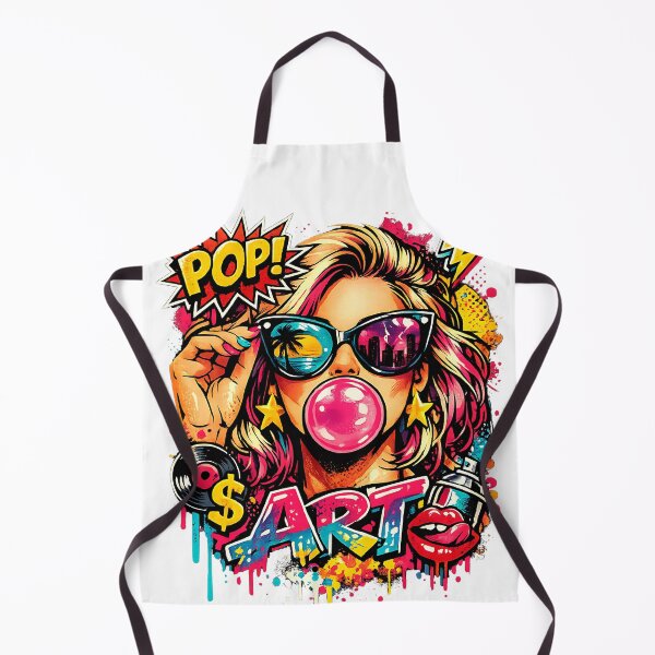 Item preview, Pop Culture Bubblegum Girl Graffiti Collage Acid Graphic Neon Glam designed and sold by Thread-Riot.