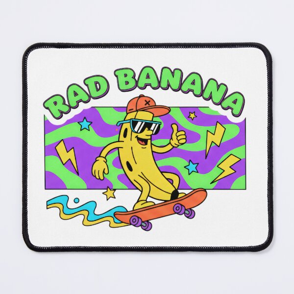 Item preview, Banana Skater Retro Psychedelic designed and sold by Redwal15.