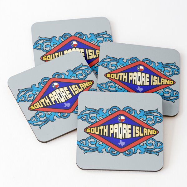Item preview, South Padre Island Texas emblem retro sign designed and sold by studioss76.