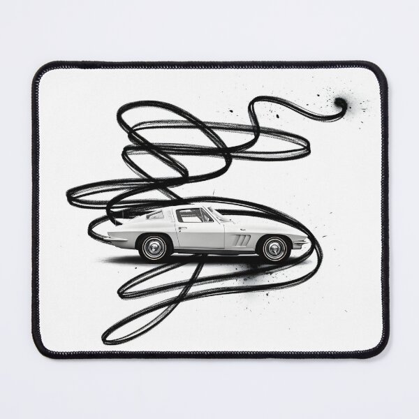 Item preview, Corvette Stingray Classic Poster – Vintage American Sports Car Art designed and sold by Motorline44.