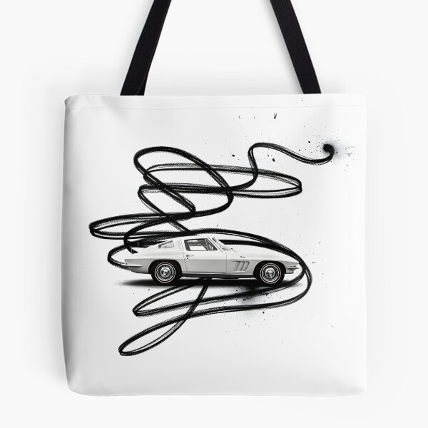 Item preview, Corvette Stingray Classic Poster – Vintage American Sports Car Art designed and sold by Motorline44.