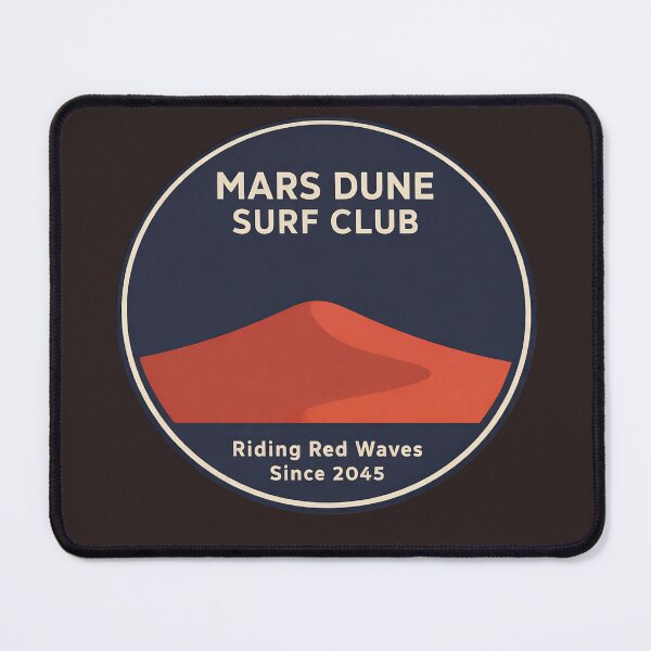 Item preview, Mars Dune Surf Club - Minimalist Space Tourism - Funny Sci-fi Surfing Gift designed and sold by Halejo68.
