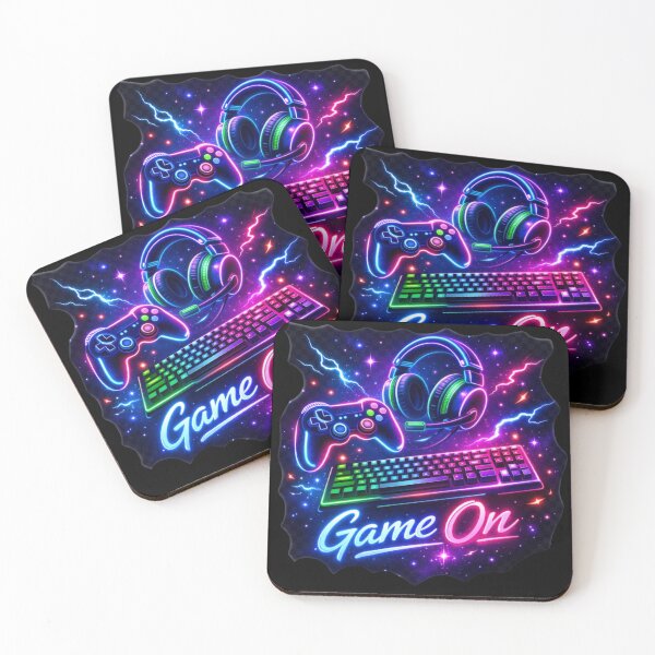 Item preview, Game On Neon Gamer Design designed and sold by Myra365Art.