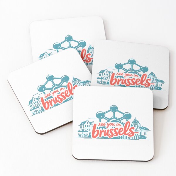 Artikelvorschau, Wir sehen uns in Brüssel! Reisekunst entworfen und verkauft von postmarkpaw.