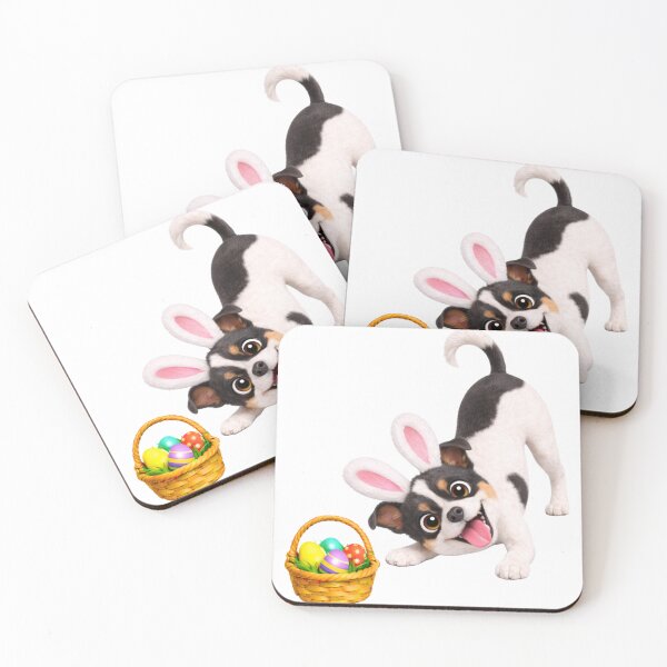 Item preview, Easter Japanese Terrier Dog designed and sold by Sillytoe.