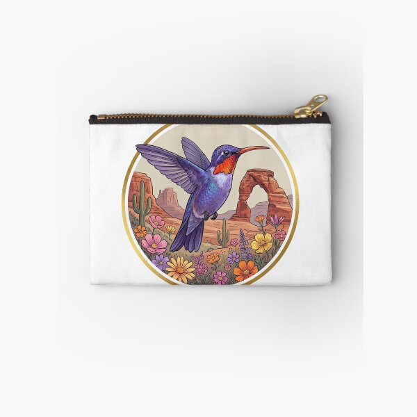 Item preview, Moab Hummingbird and Flowers designed and sold by SCHummingbirds.