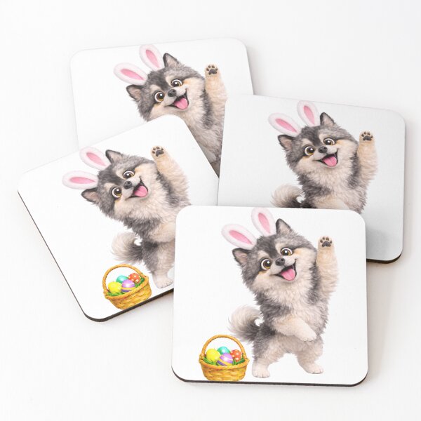Item preview, Easter Keeshond Dog designed and sold by Sillytoe.