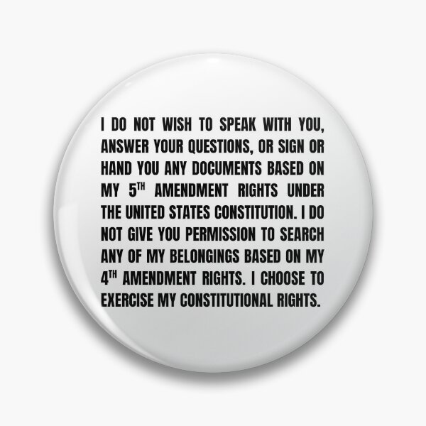 Item preview, did you know that you have rights? designed and sold by careofjacks.