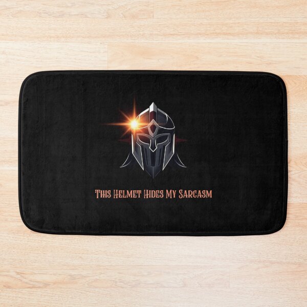 Item preview, This Helmet Hides My Sarcasm Castlecore designed and sold by Sachie's Studio.