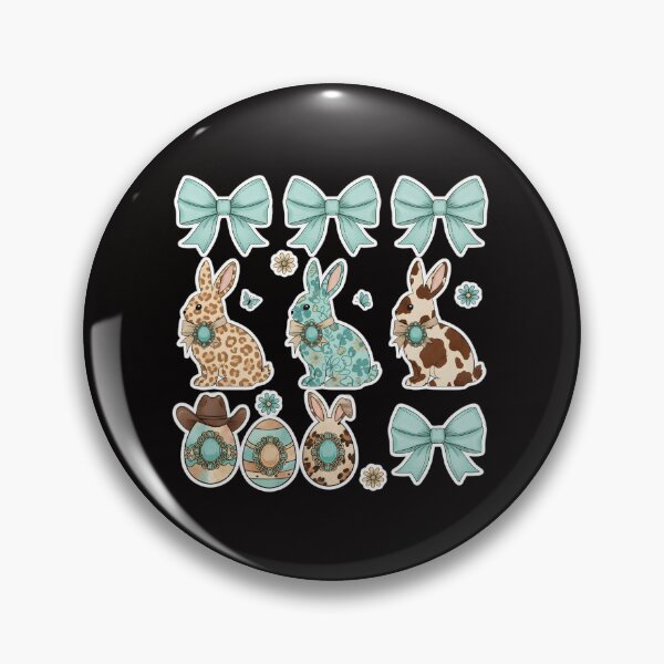 Item preview, Cowgirl Easter Bunny stickers, Western Easter stickers, Western Easter Bunny stickers, Coquette Cowgirl Easter stickers, Country Easter stickers, Laptop Decal, Water Resistant Vinyl designed and sold by DesignDenDo ⭐⭐⭐⭐⭐.