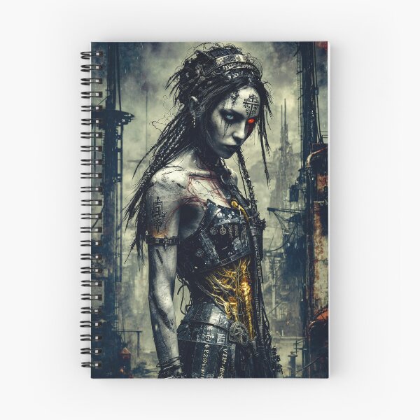 Item preview, Cyberpunk Figure With Mechanical Components Exposed designed and sold by Insomnia Art Designs.