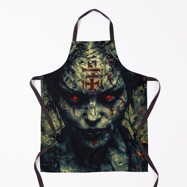 Item preview, Cracked Face With Glowing Red Eyes designed and sold by Insomnia Art Designs.