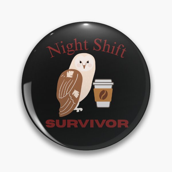 Item preview, Night Shift Survivor – Overnight Worker Humor Shirt designed and sold by Versik-.