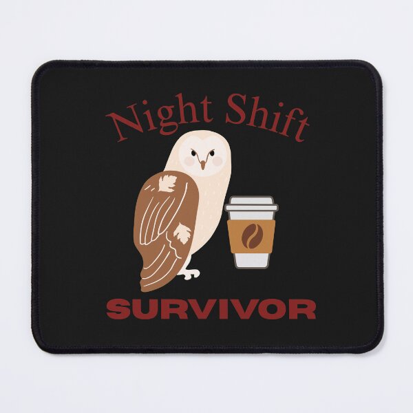 Item preview, Night Shift Survivor – Overnight Worker Humor Shirt designed and sold by Versik-.