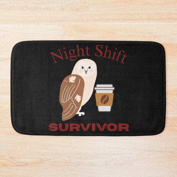 Item preview, Night Shift Survivor – Overnight Worker Humor Shirt designed and sold by Versik-.