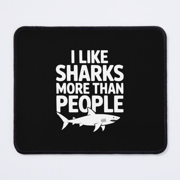 Item preview, I Like Sharks More Than People designed and sold by theartfulaspie.