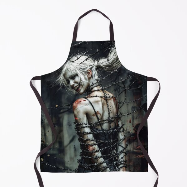 Item preview, Girl Wrapped in Barbed Wire Standing designed and sold by Insomnia Art Designs.