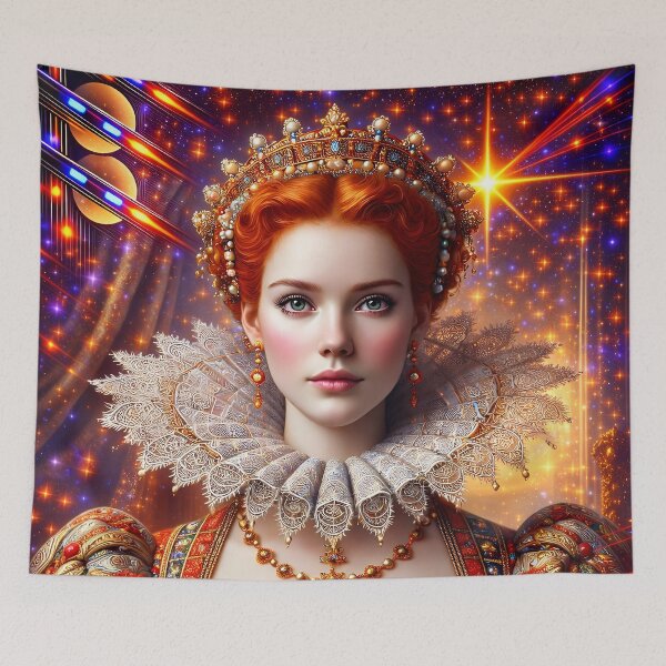 Item preview, Queen Elizabeth I – Futuristic Tudor Queen designed and sold by EASNFTCOL.