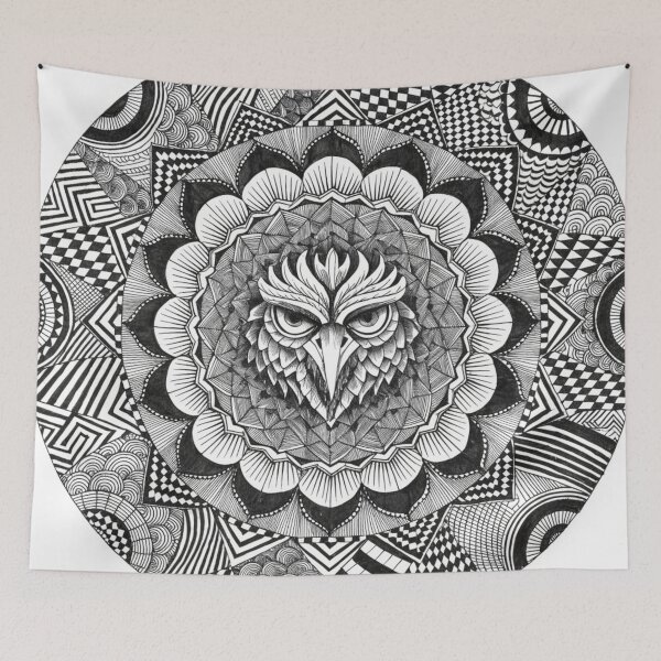 Artikelvorschau, Intricate Bohemian Mandala Design - Sacred Geometry Zen Floral Pattern entworfen und verkauft von Anime9122.