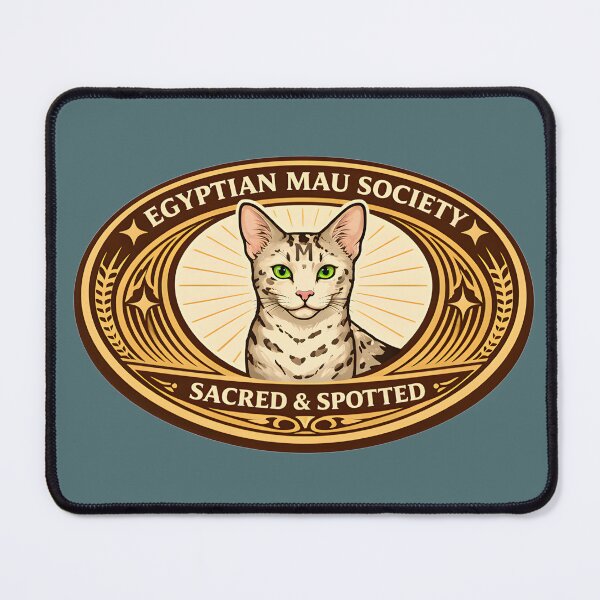 Item preview, Egyptian Mau Society Vintage Emblem designed and sold by postmarkpaw.