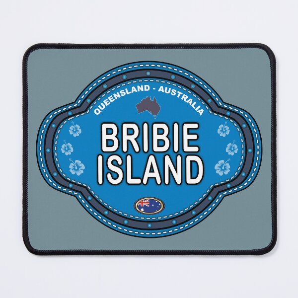 Artikelvorschau, Bribie Island Australien Stickerei-Emblem entworfen und verkauft von studioss76.