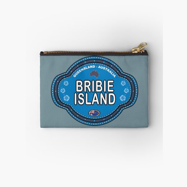 Item preview, Bribie Island Australia stitching effect emblem designed and sold by studioss76.
