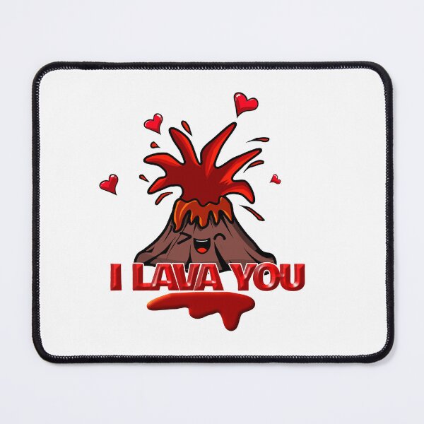 Item preview, I Lava You Cute Volcano Valentine Pun Design designed and sold by iMichaellD.