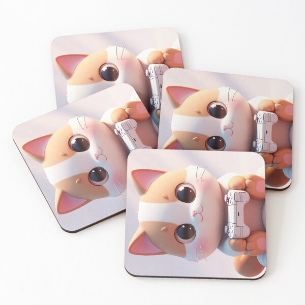 Item preview, Cute cat playing its video game designed and sold by UrbanView.