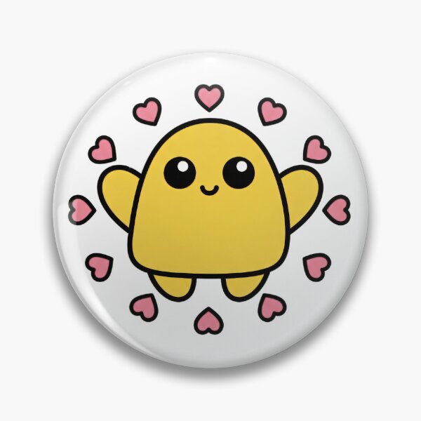 Item preview, Adorable Kawaii Character with Hearts designed and sold by Redwal15.