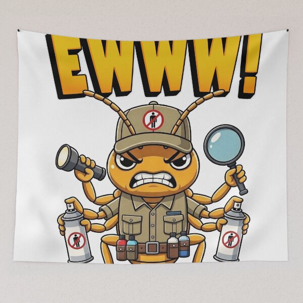 Item preview, Bug Human Exterminator designed and sold by NeonTeePrint.