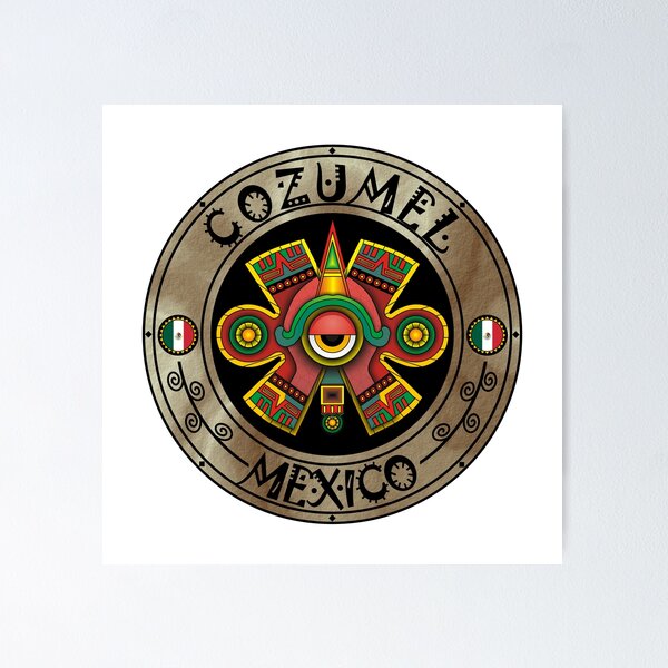 Item preview, Cozumel Aztec Ollin emblem designed and sold by studioss76.