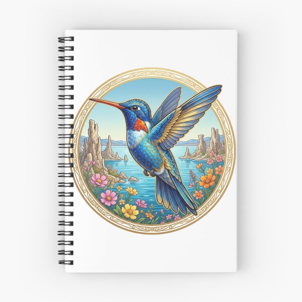 Item preview, Brilliant Hummingbird and Mono Lake designed and sold by SCHummingbirds.