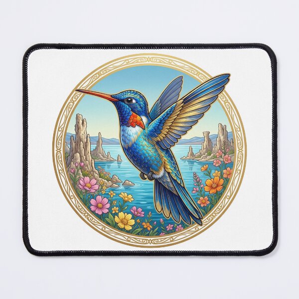 Item preview, Brilliant Hummingbird and Mono Lake designed and sold by SCHummingbirds.