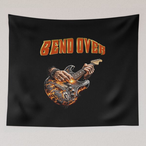Item preview, Bend Over - Rock Guitar Lava Design designed and sold by SouthVibeDesign.